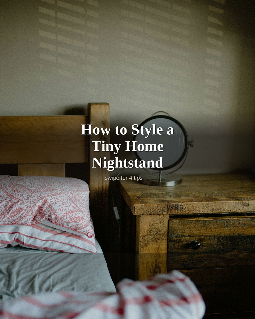 Home101’s small bedroom nightstand styling guide